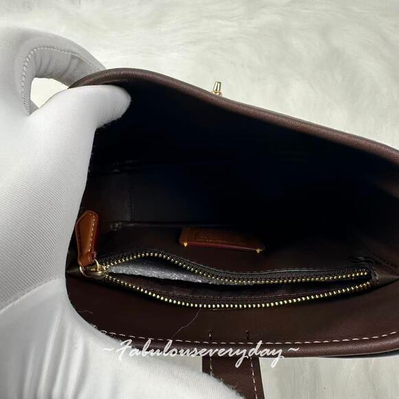 Coach Hadley Mini Crossbody Bag With Cow Print And Tassel CCE14 NWT - Picture 7 of 10